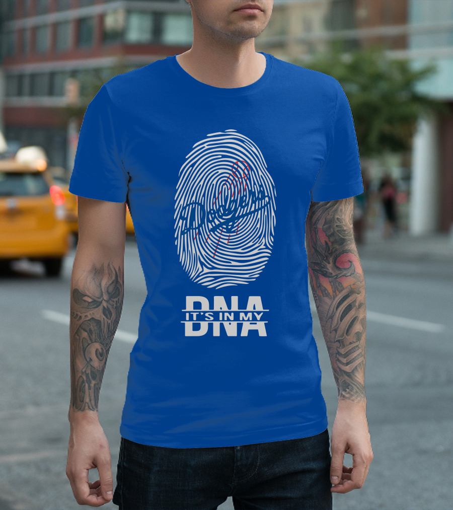 Los Angeles Dodgers Dna It's In My Dna T-Shirt
