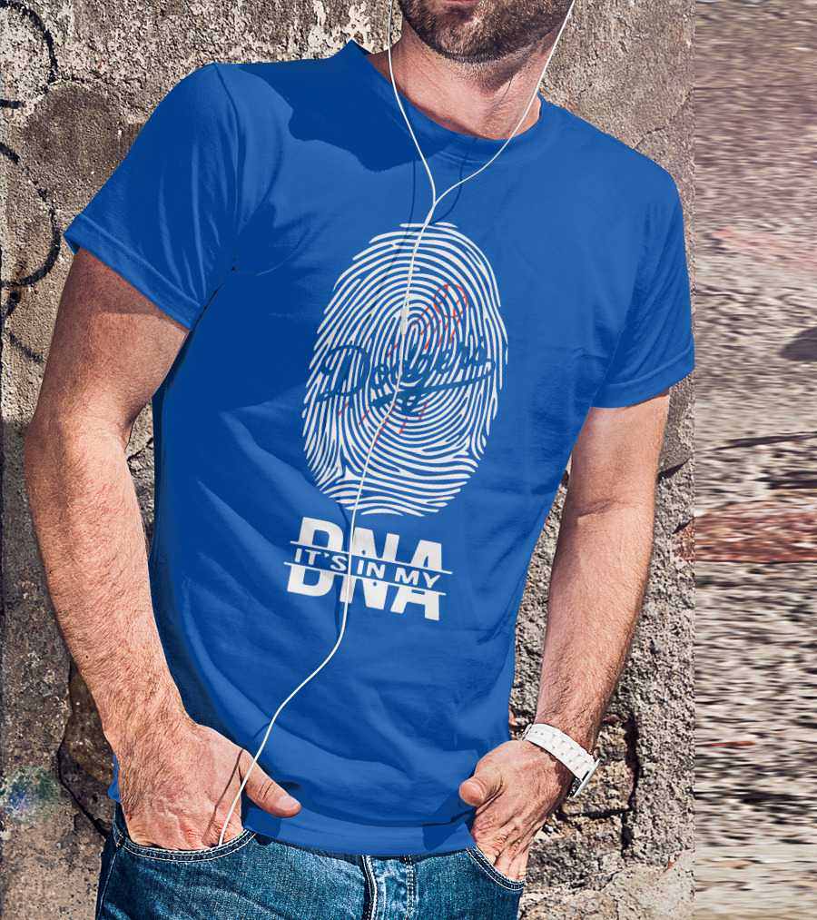 Los Angeles Dodgers Dna It's In My Dna T-Shirt
