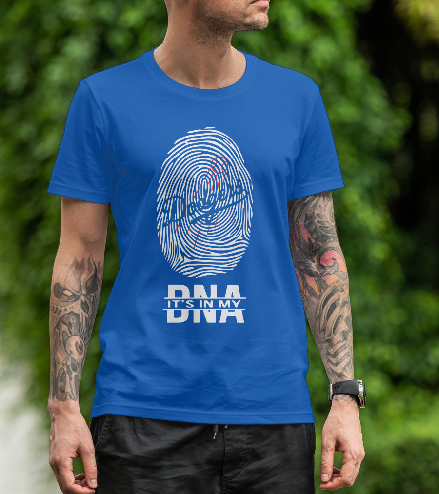Los Angeles Dodgers Dna It's In My Dna T-Shirt