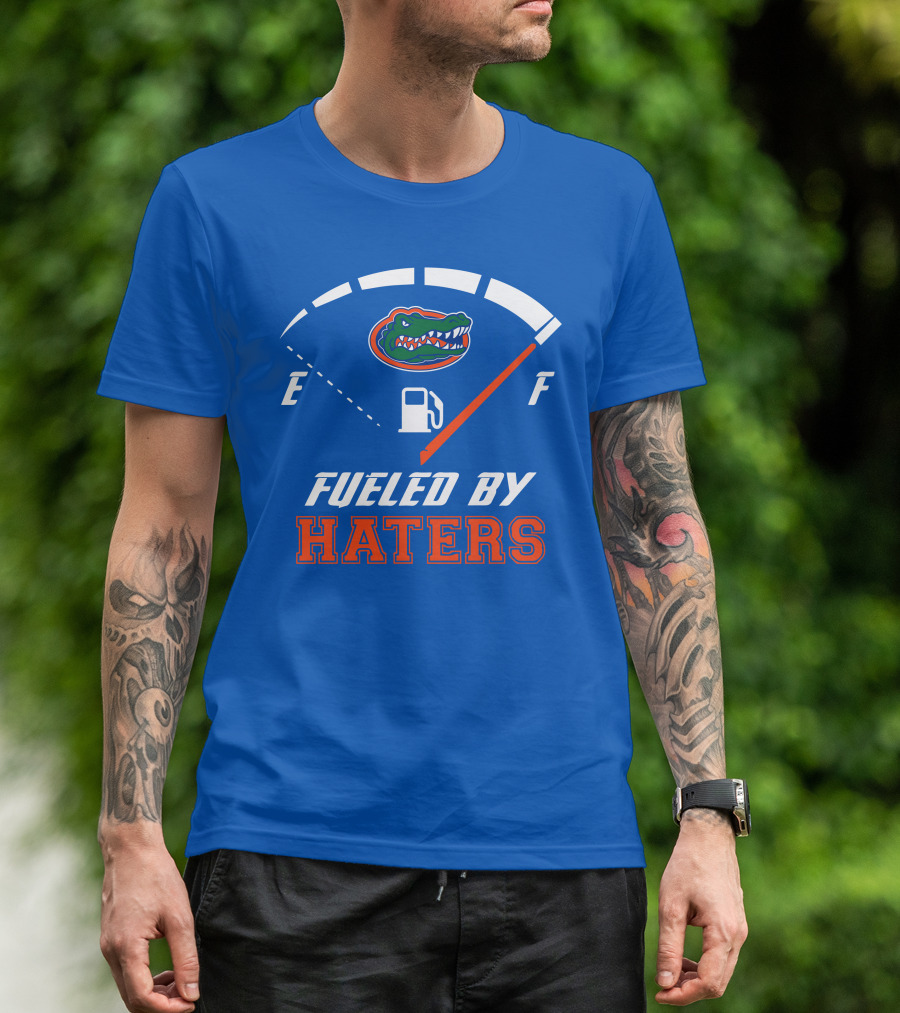 Florida Gators Fueled By Haters Fuel Gauge T-Shirt