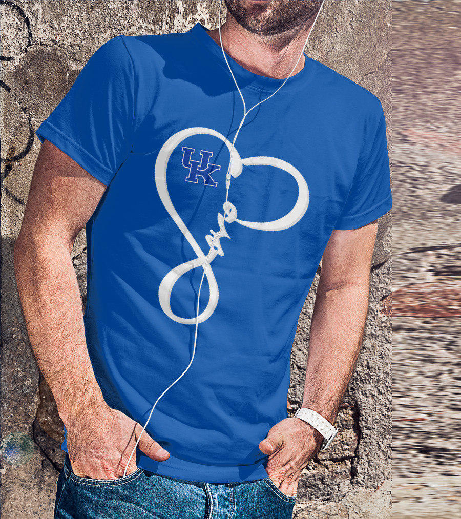 UK Wildcats Love Heart T-Shirt