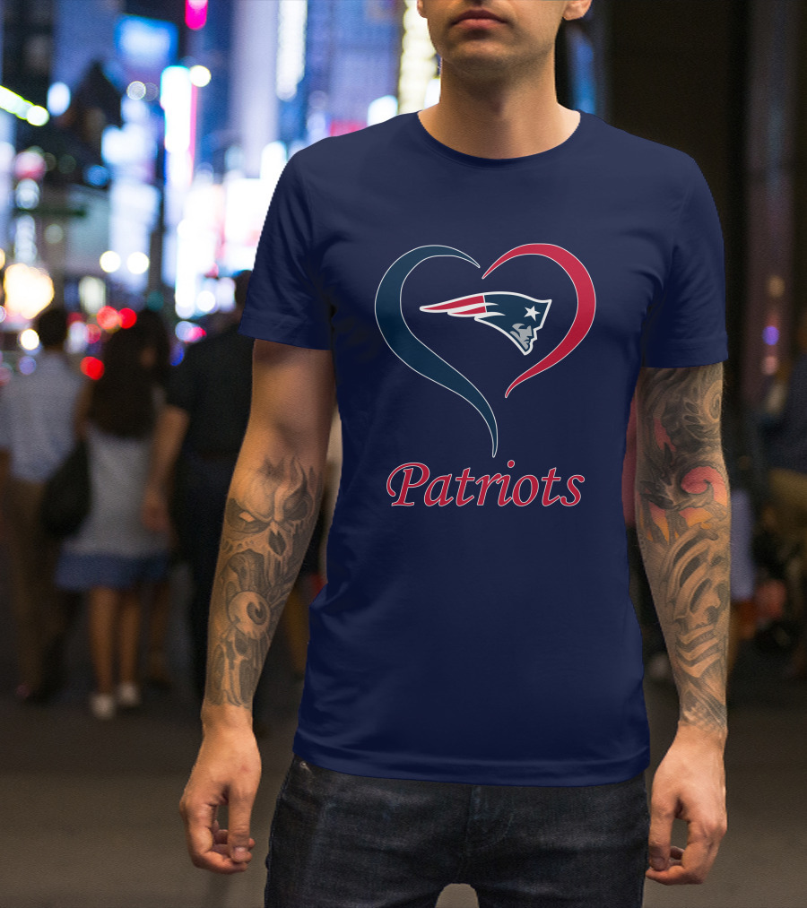 Patriots New England Heart T-Shirt