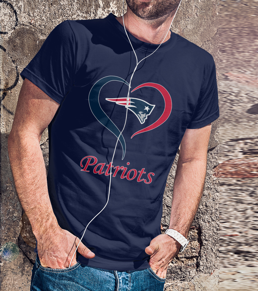 Patriots New England Heart T-Shirt