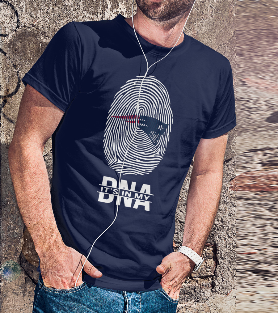 New England Patriots It's In My DNA Fingerprint T-Shirt