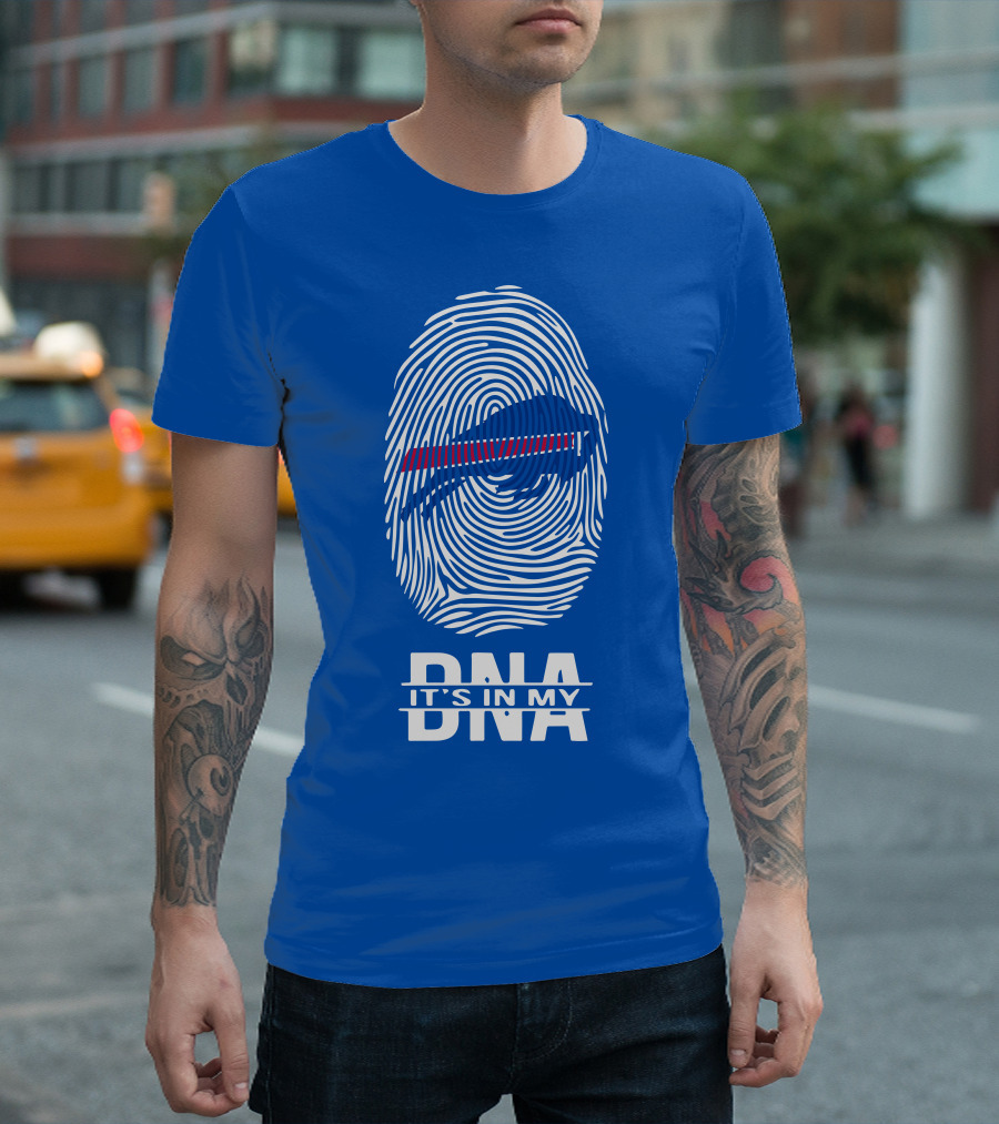 Buffalo Bills It's In My Dna Fingerprint T-Shirt