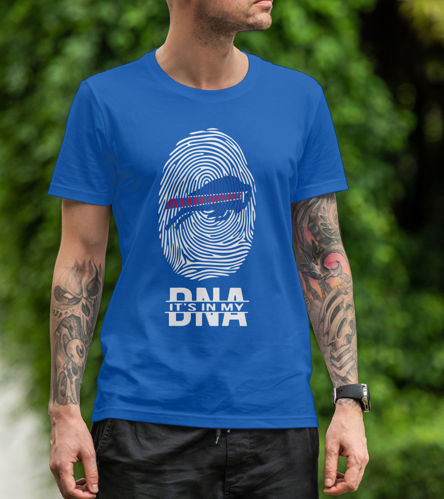 Buffalo Bills It's In My Dna Fingerprint T-Shirt