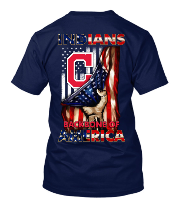 Indians Backbone Of America Cleveland T-Shirt