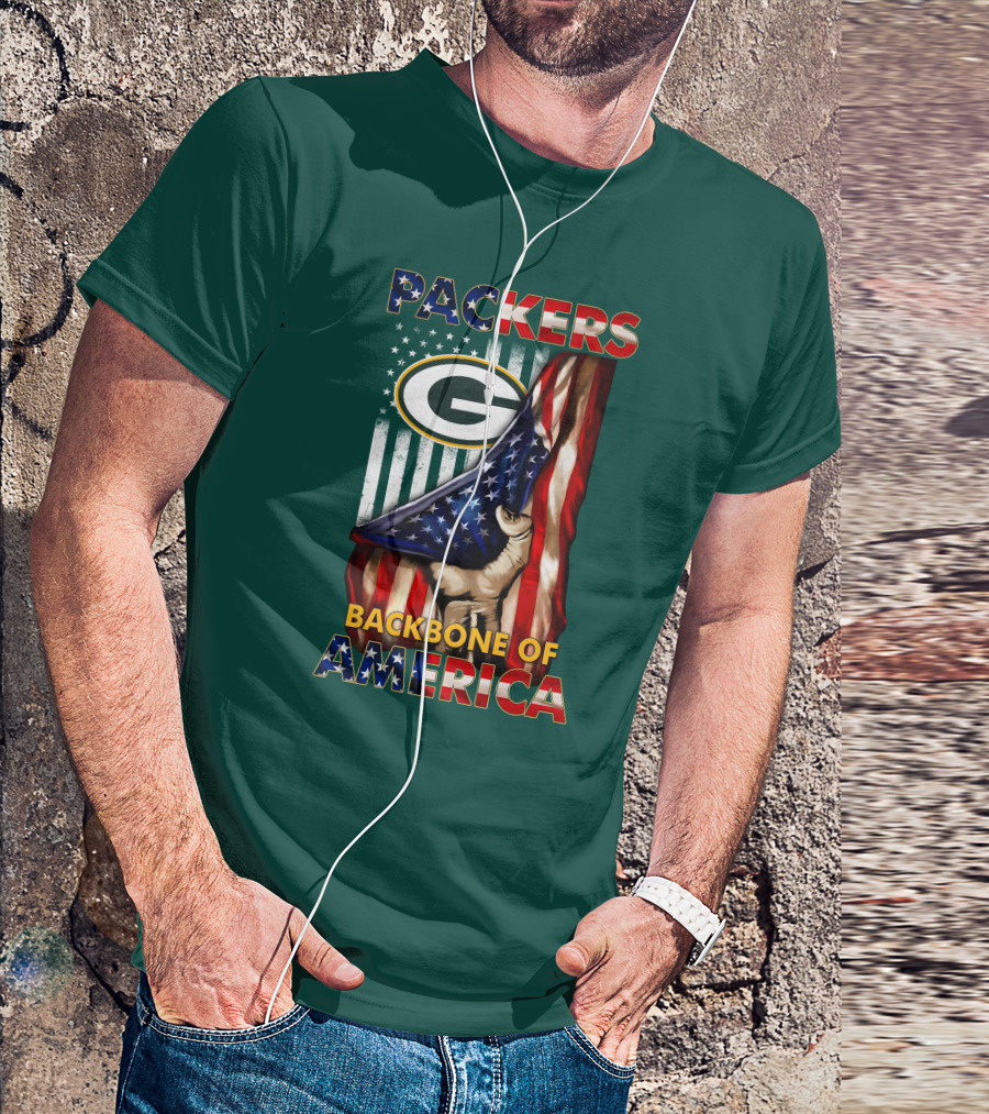 Packers Backbone Of America Green Bay T-Shirt