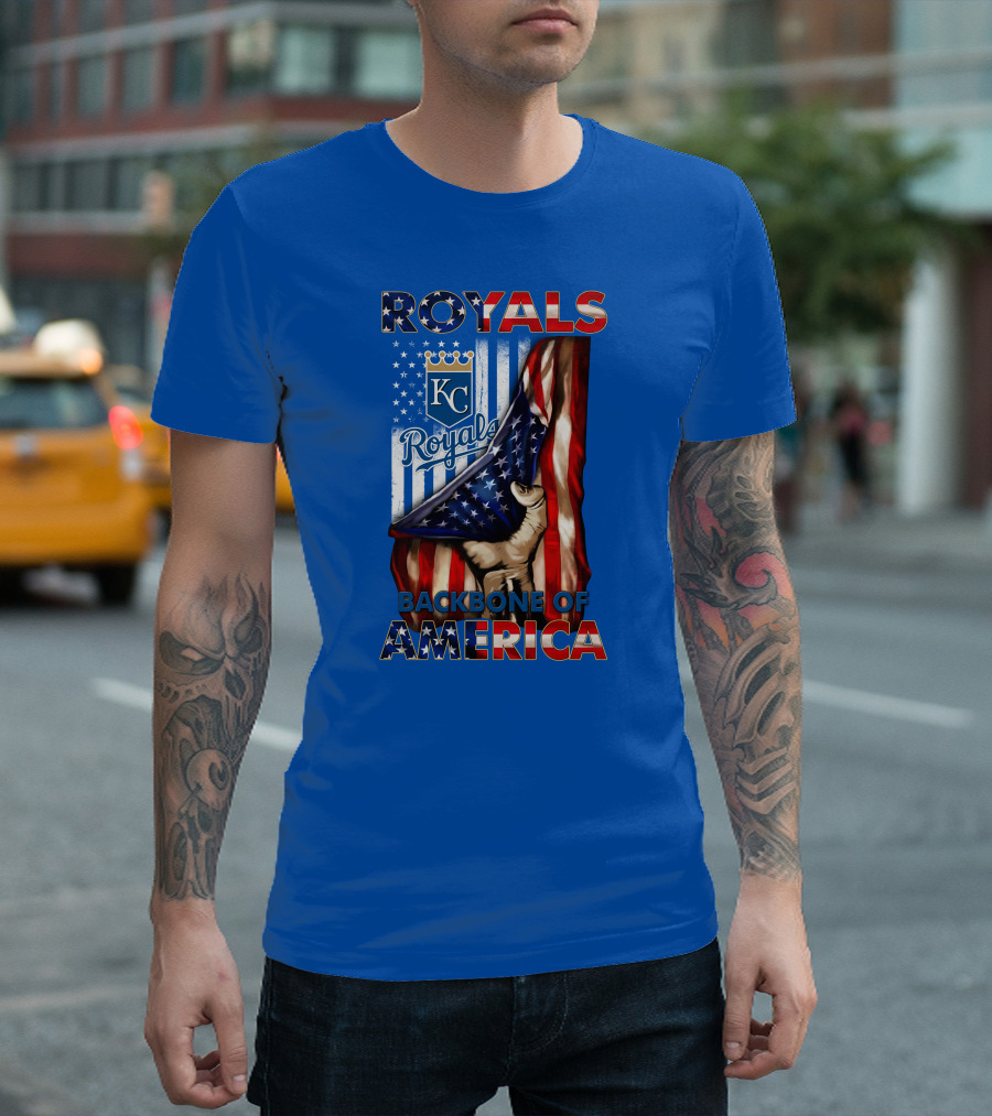 Royals Kc Backbone Of America T-Shirt