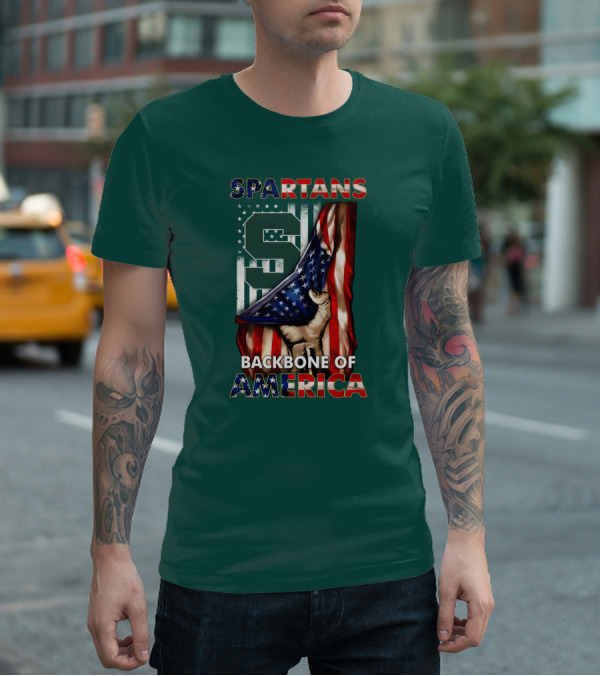 Spartans Backbone Of America Michigan State T-Shirt