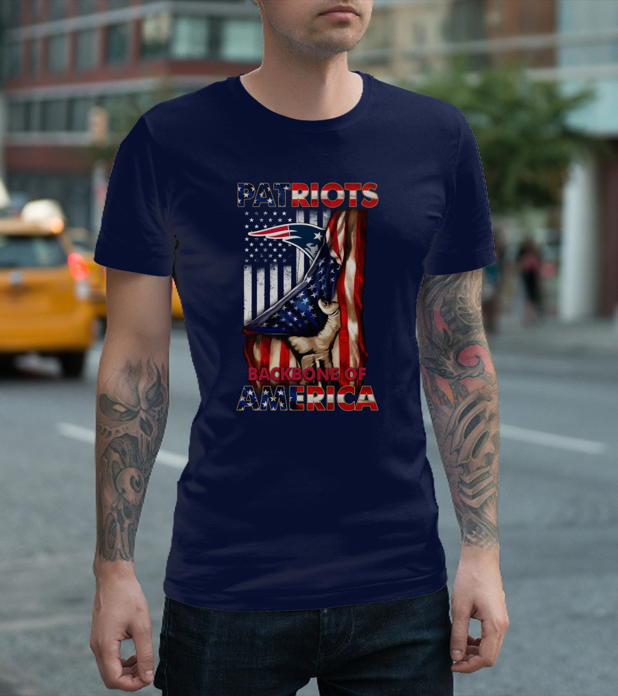 Patriots Backbone Of America New England T-Shirt