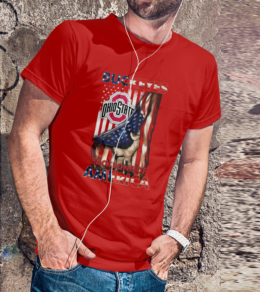 Ohio State Buckeyes Backbone Of America Patriotic Edition T-Shirt