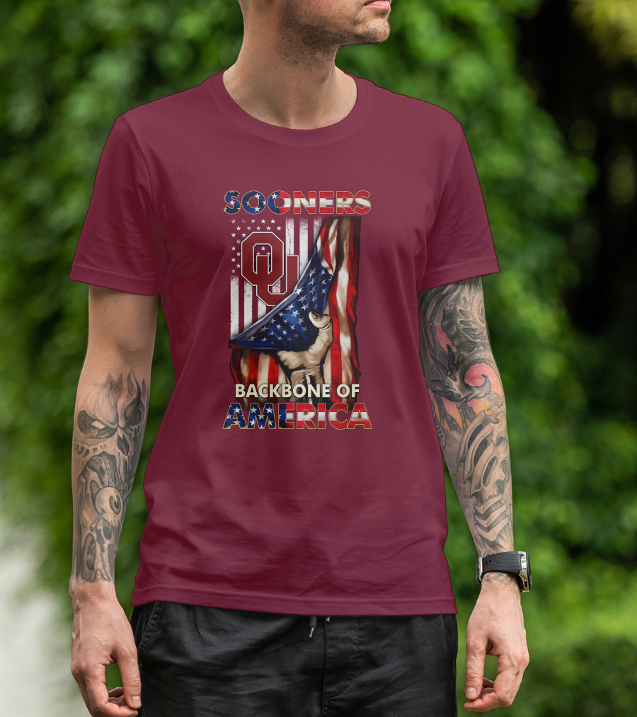 Sooners Backbone Of America Oklahoma T-Shirt