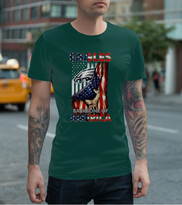 Eagles Backbone Of America Philadelphia T-Shirt