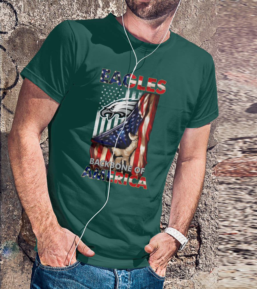 Eagles Backbone Of America Philadelphia T-Shirt