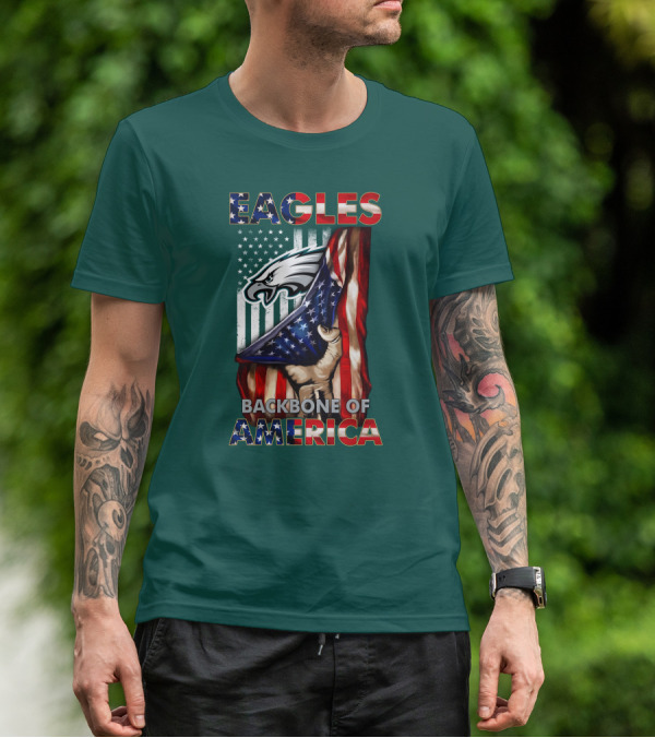 Eagles Backbone Of America Philadelphia T-Shirt