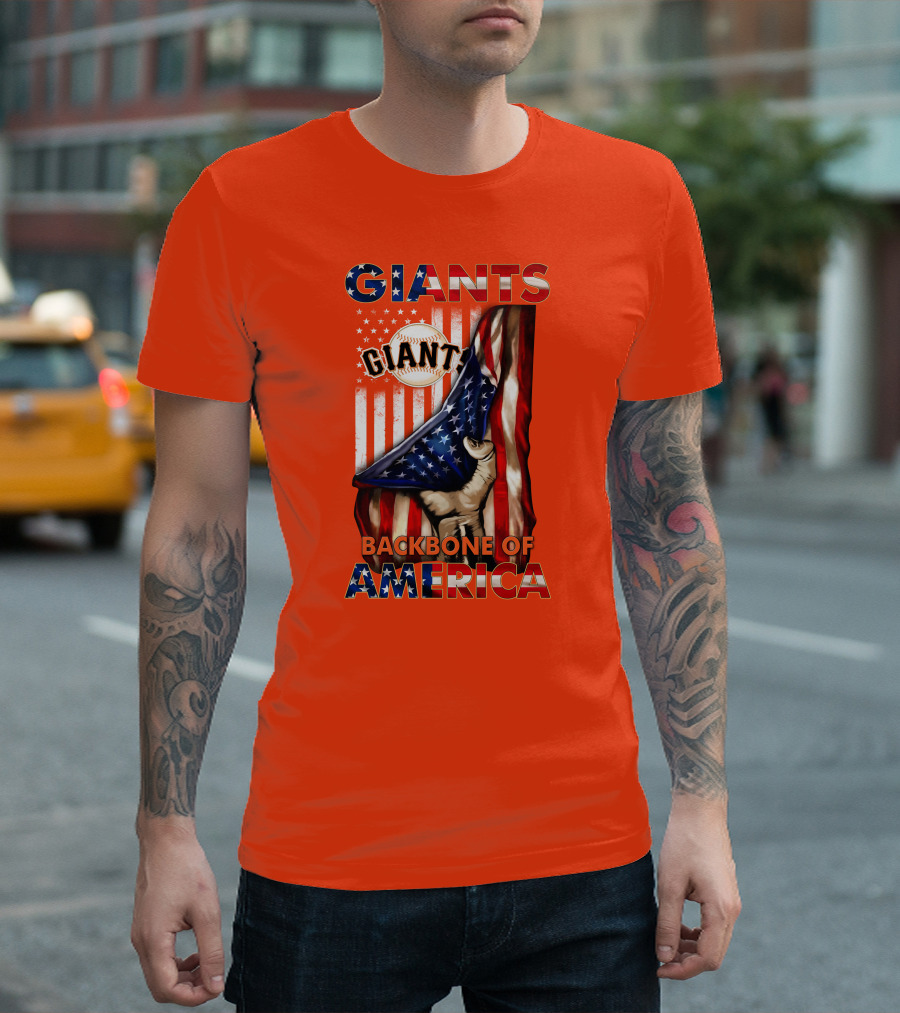 Giant Backbone Of America Giants T-Shirt