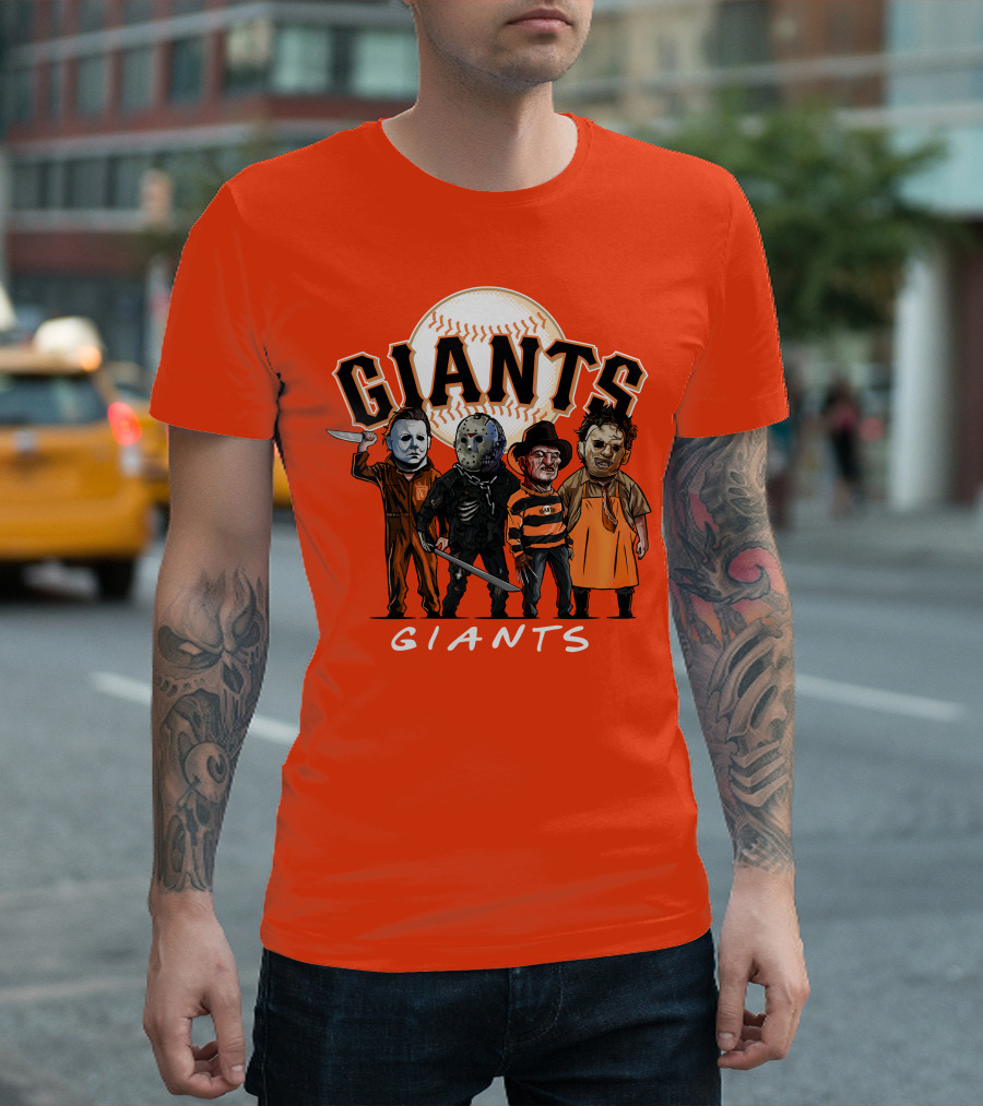 Giants Halloween The Slasher Squad T-Shirt