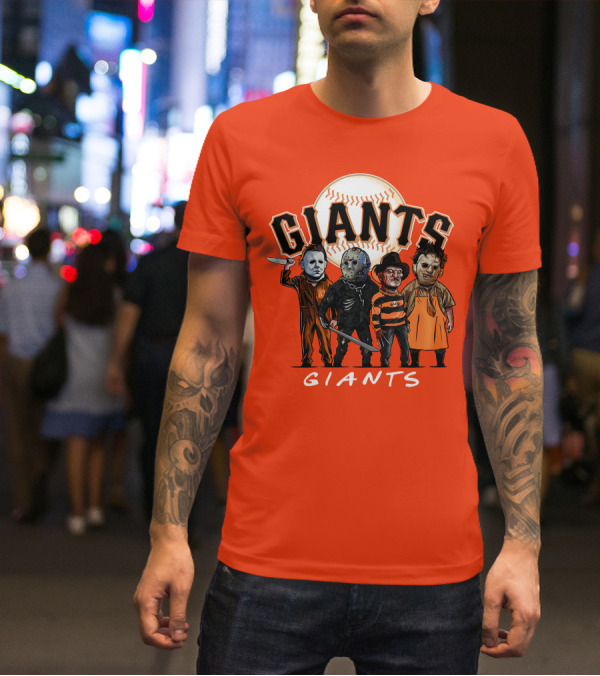Giants Halloween The Slasher Squad T-Shirt