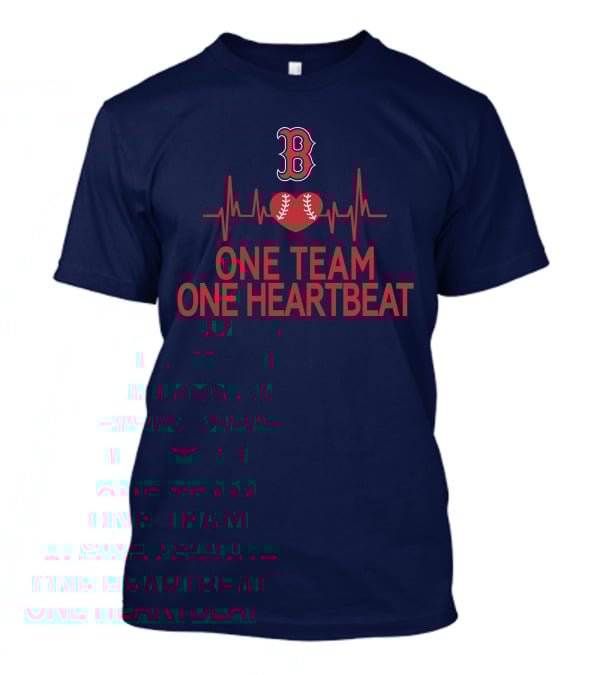 Boston Red Sox Heartbeat Unity Baseball T-Shirt