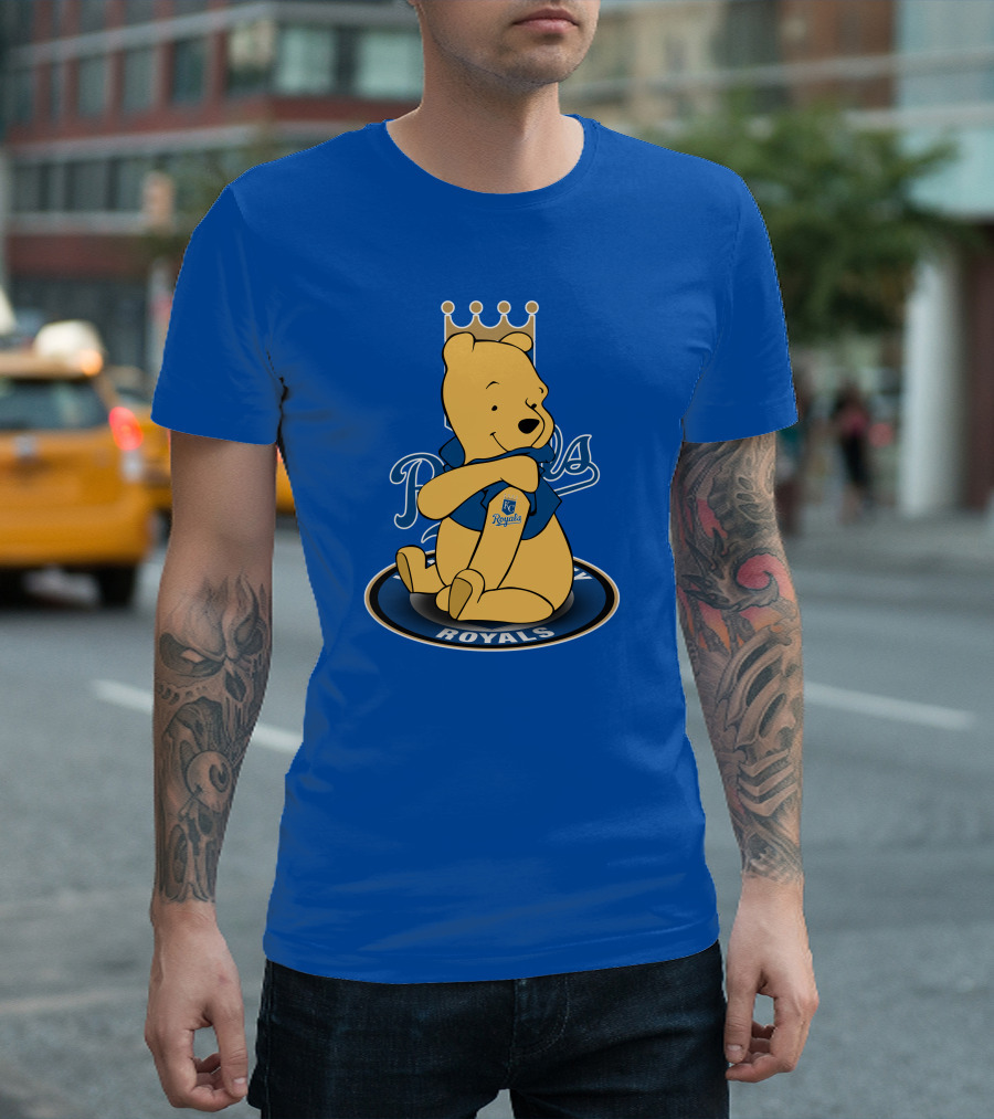 Kansas City Royals Winnie the Pooh Royals Baseball T-Shirt