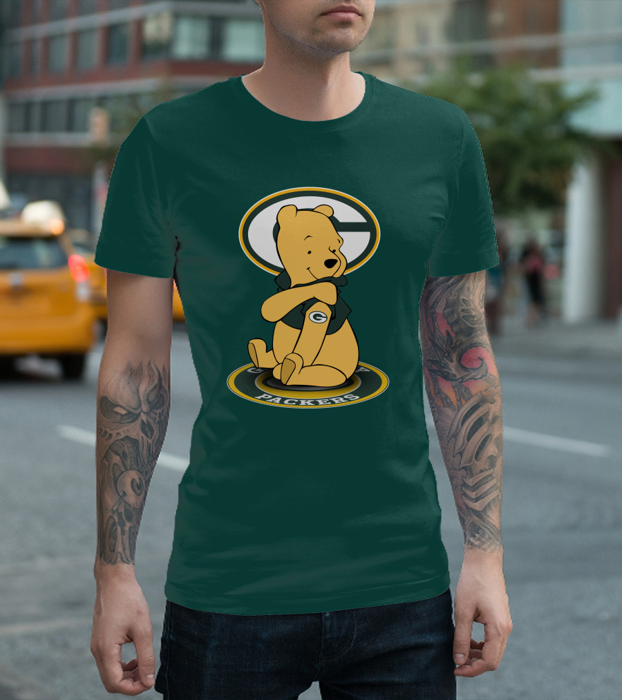 Green Bay Packers Winnie the Pooh G Logo Packers T-Shirt