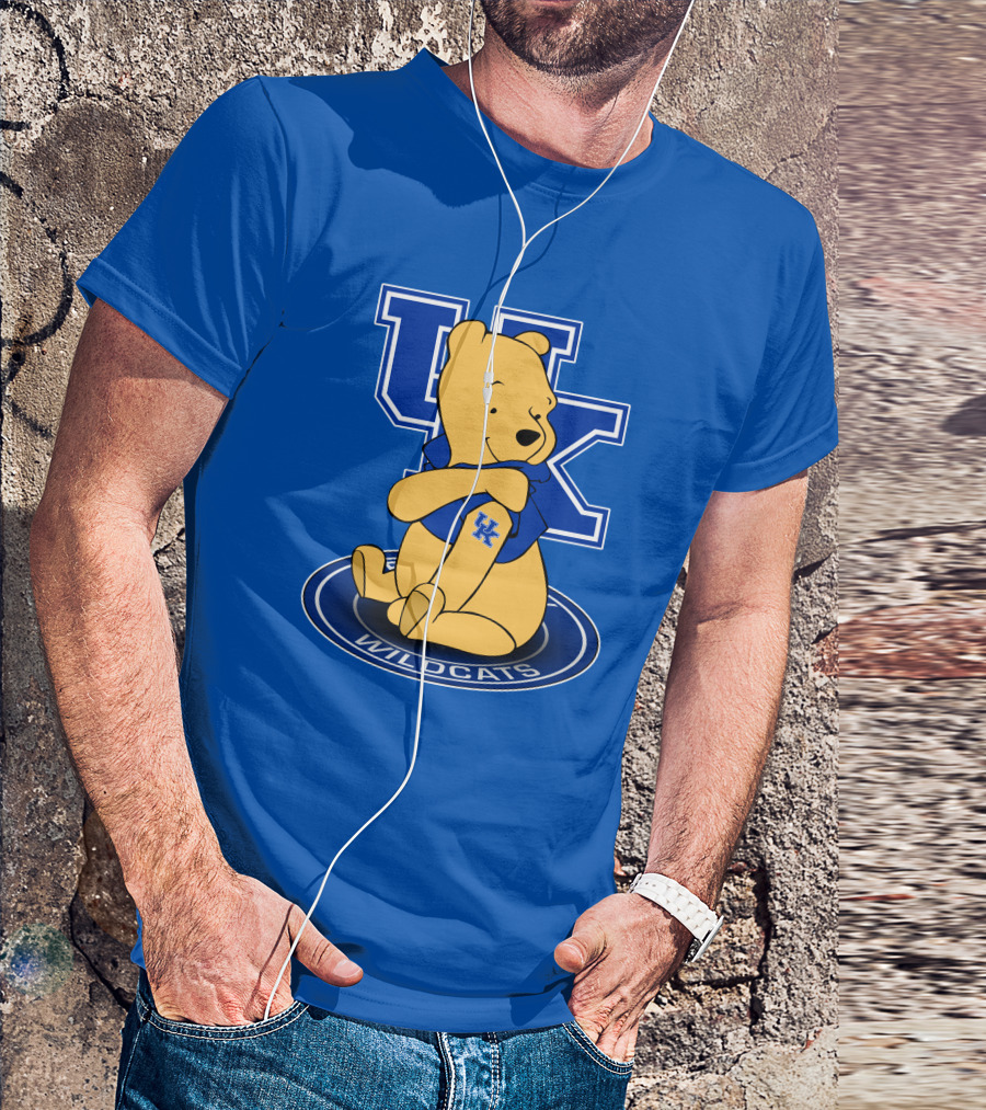 Winnie The Pooh Kentucky Wildcats UK T-Shirt