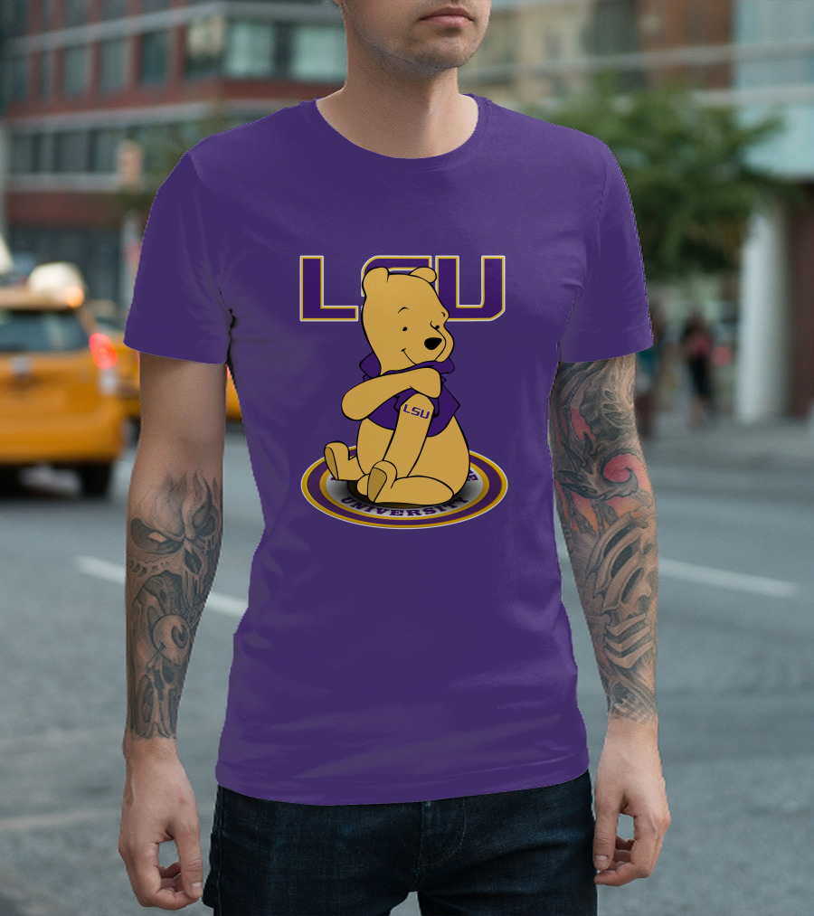 LSU Tigers Winnie the Pooh University Mascot T-Shirt