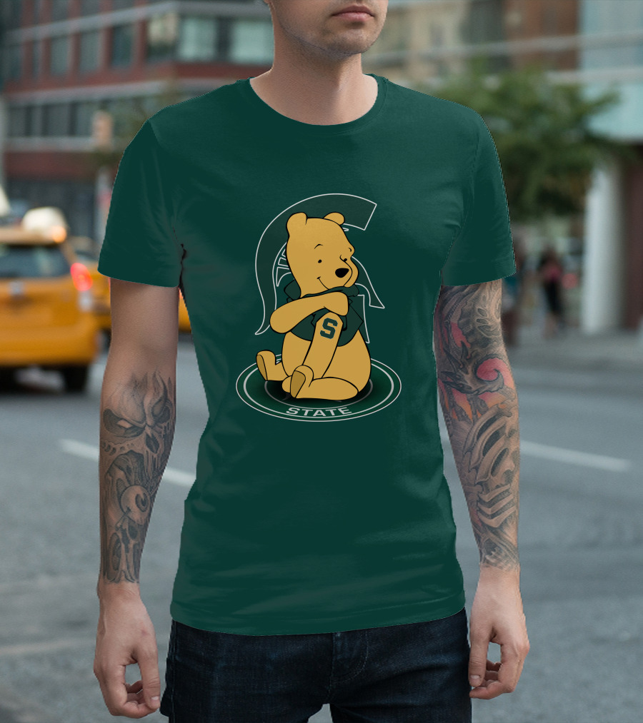 Michigan State Spartans Winnie the Pooh State T-Shirt