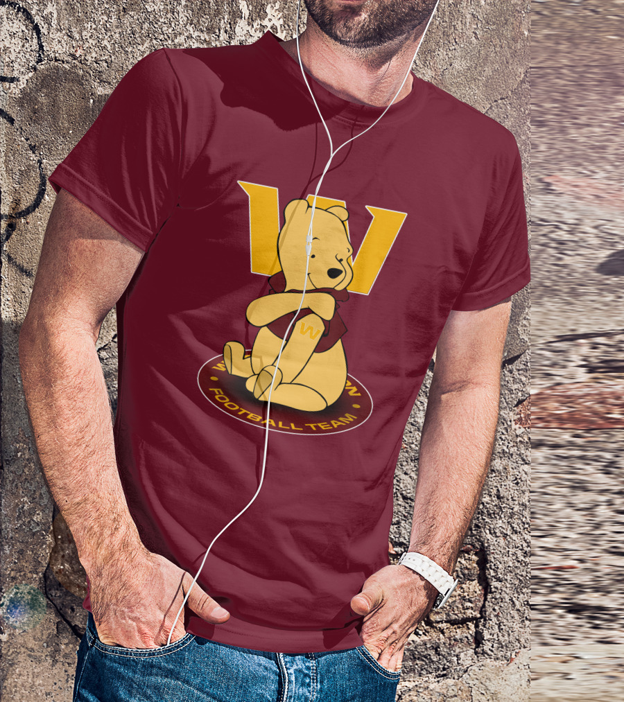 Washington Football Team W Winnie The Pooh T-Shirt