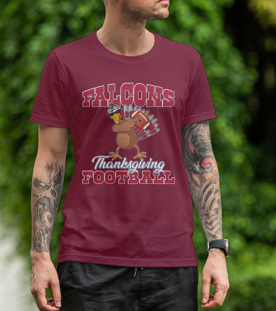Falcons Thanksgiving Football T-Shirt