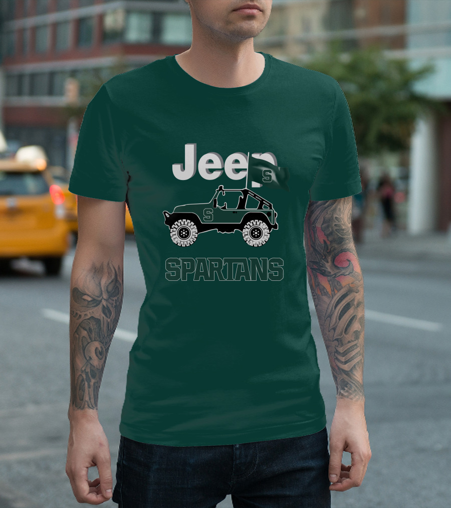 Jeep Spartans Michigan State Spartans Are Coming T-Shirt