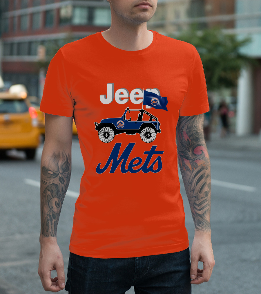 Jeep New York Mets Are Coming T-Shirt