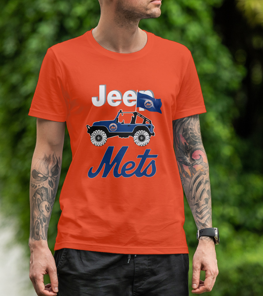 Jeep New York Mets Are Coming T-Shirt