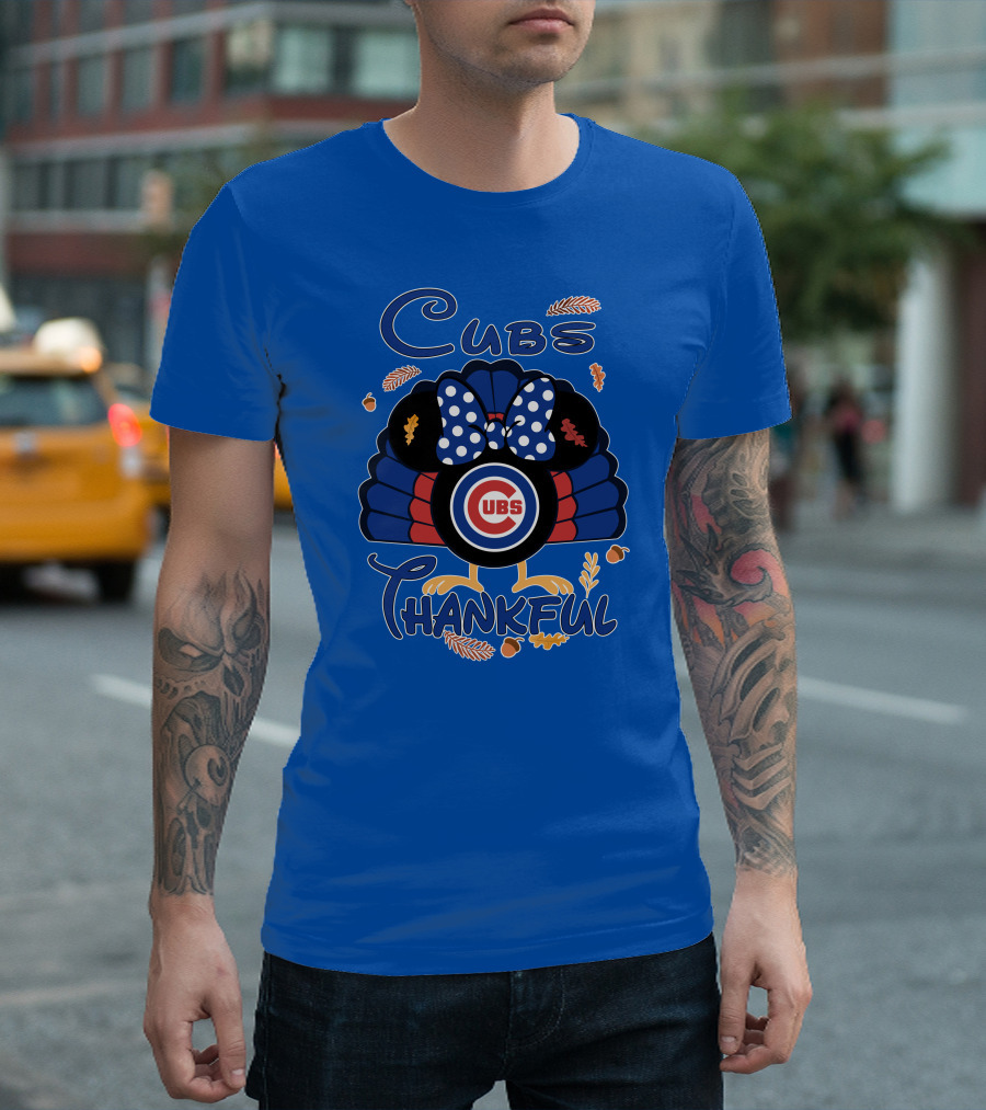 Cubs Thankful Minnie Thanksgiving T-Shirt