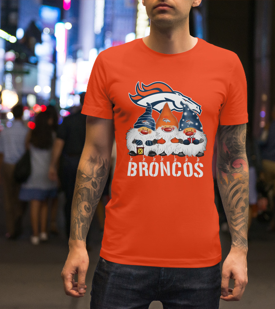 Denver Broncos Merry Christmas Happy Holidays Broncos T-Shirt