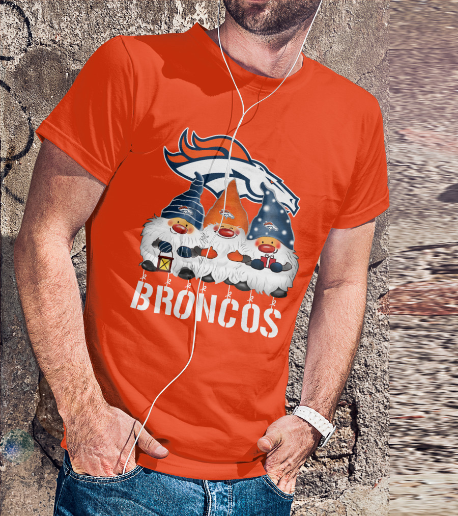 Denver Broncos Merry Christmas Happy Holidays Broncos T-Shirt