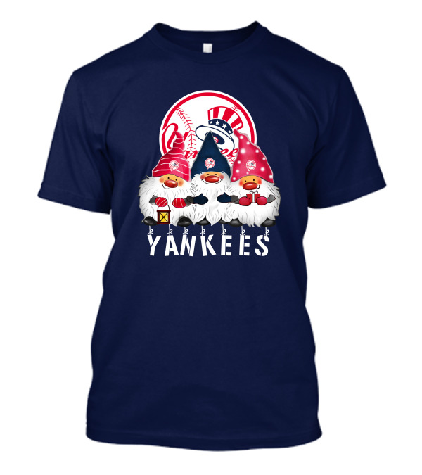 Yankees Merry Christmas Happy Holidays New York Yankees T-Shirt