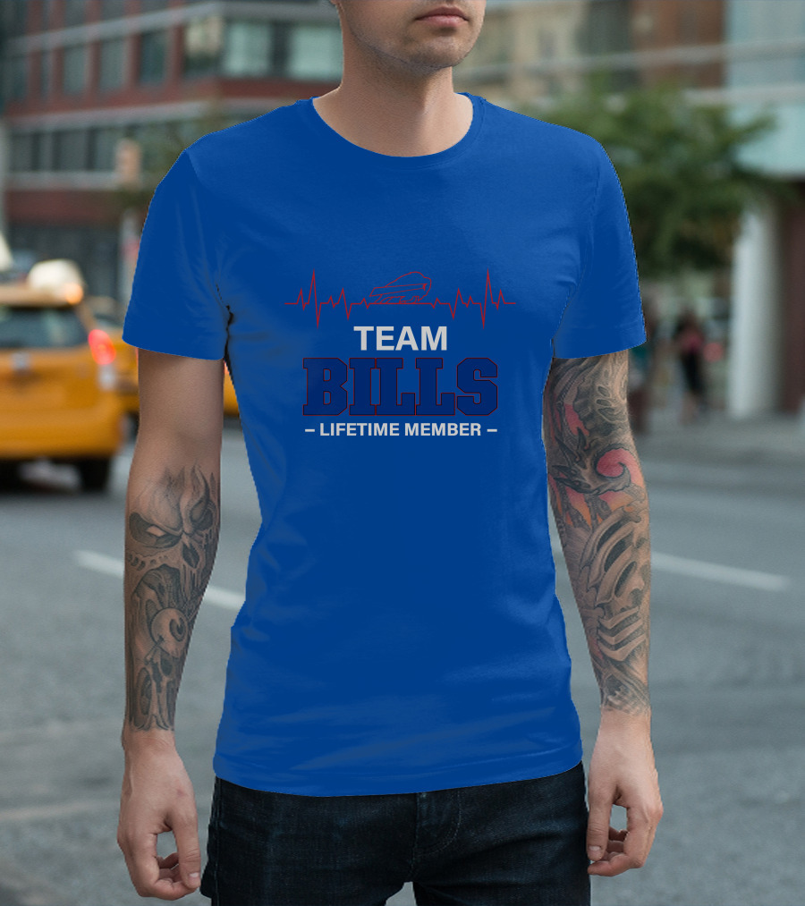 Team Bills Lifetime Member T-Shirt