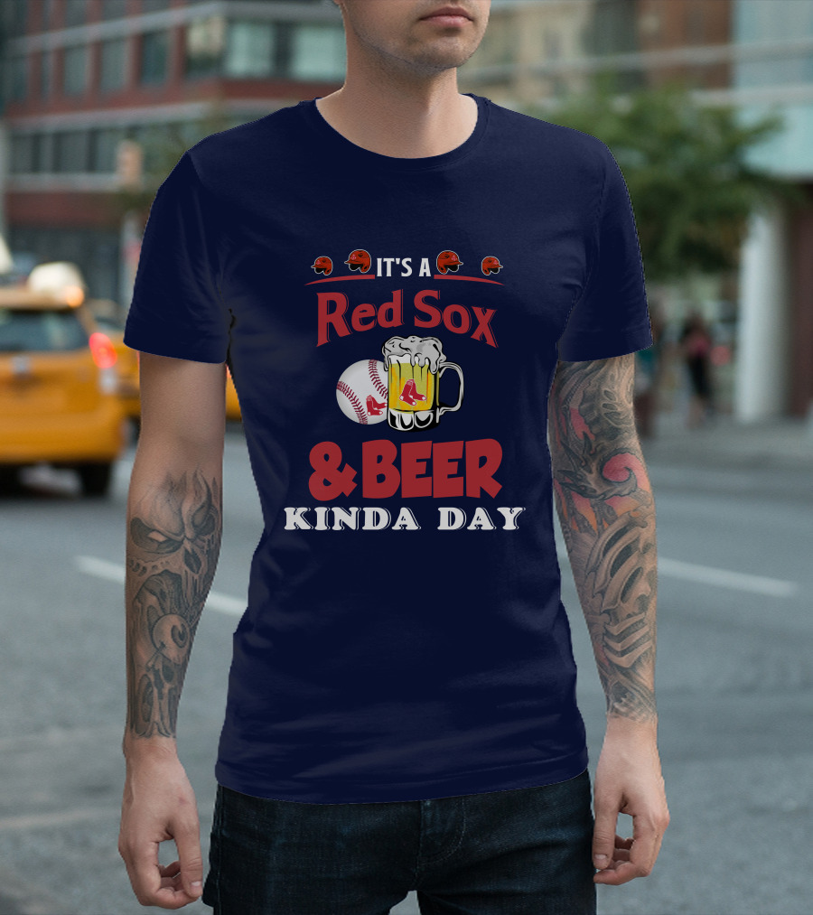 Boston Red Sox Beer Baseball Day T-Shirt