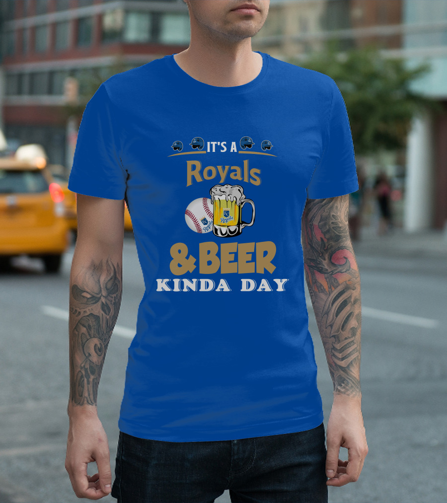 Kansas City Royals Baseball and Beer Kinda Day T-Shirt