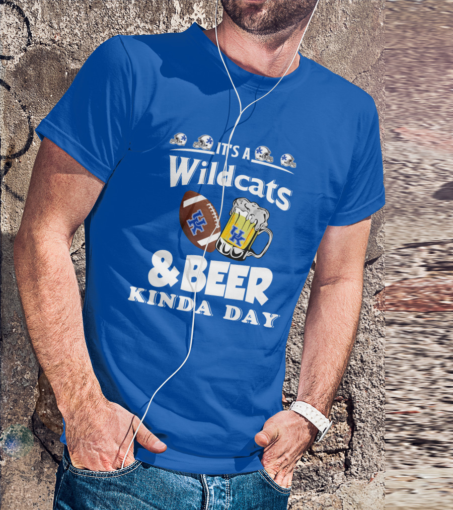 It's A Wildcats Football Beer Kinda Day T-Shirt