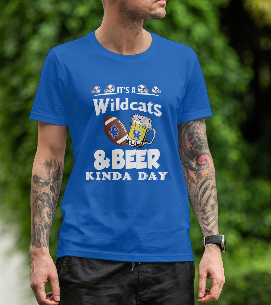 It's A Wildcats Football Beer Kinda Day T-Shirt