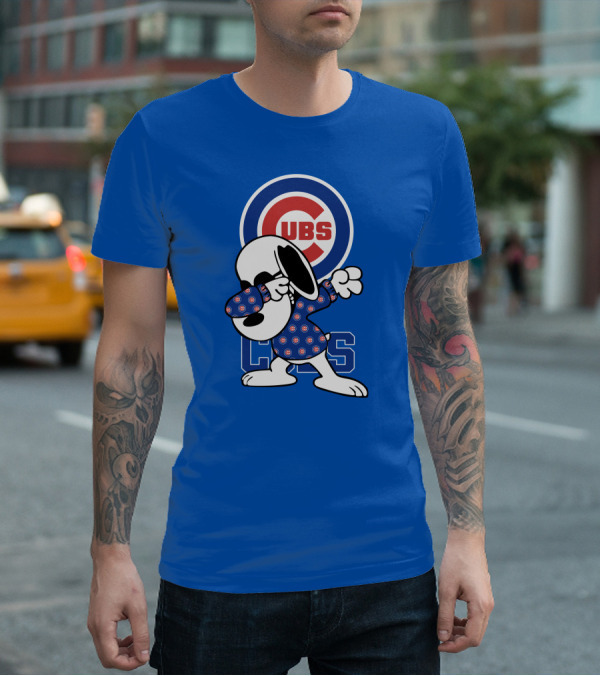 Chicago Cubs Snoopy Dabbing T-Shirt