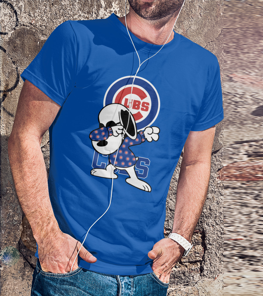 Chicago Cubs Snoopy Dabbing T-Shirt