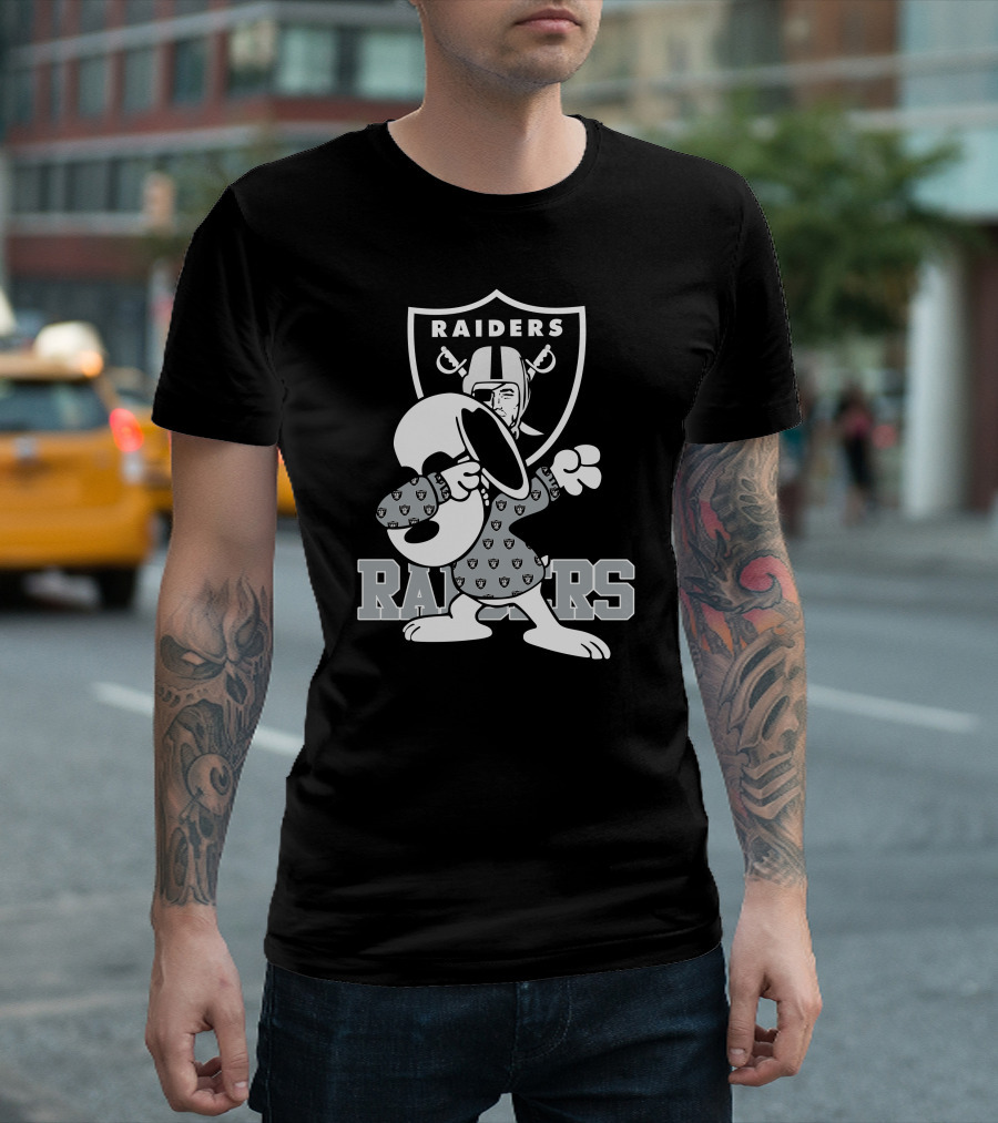 Las Vegas Raiders Snoopy Dabbing Raiders T-Shirt