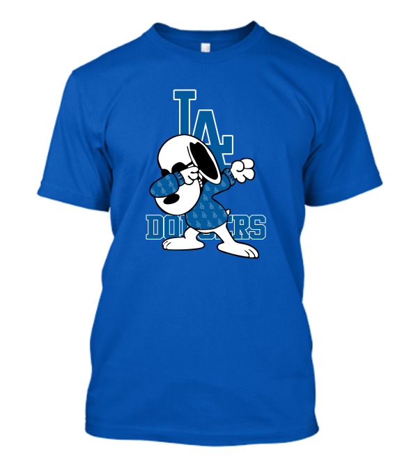 Los Angeles Dodgers Snoopy Dabbing LA T-Shirt