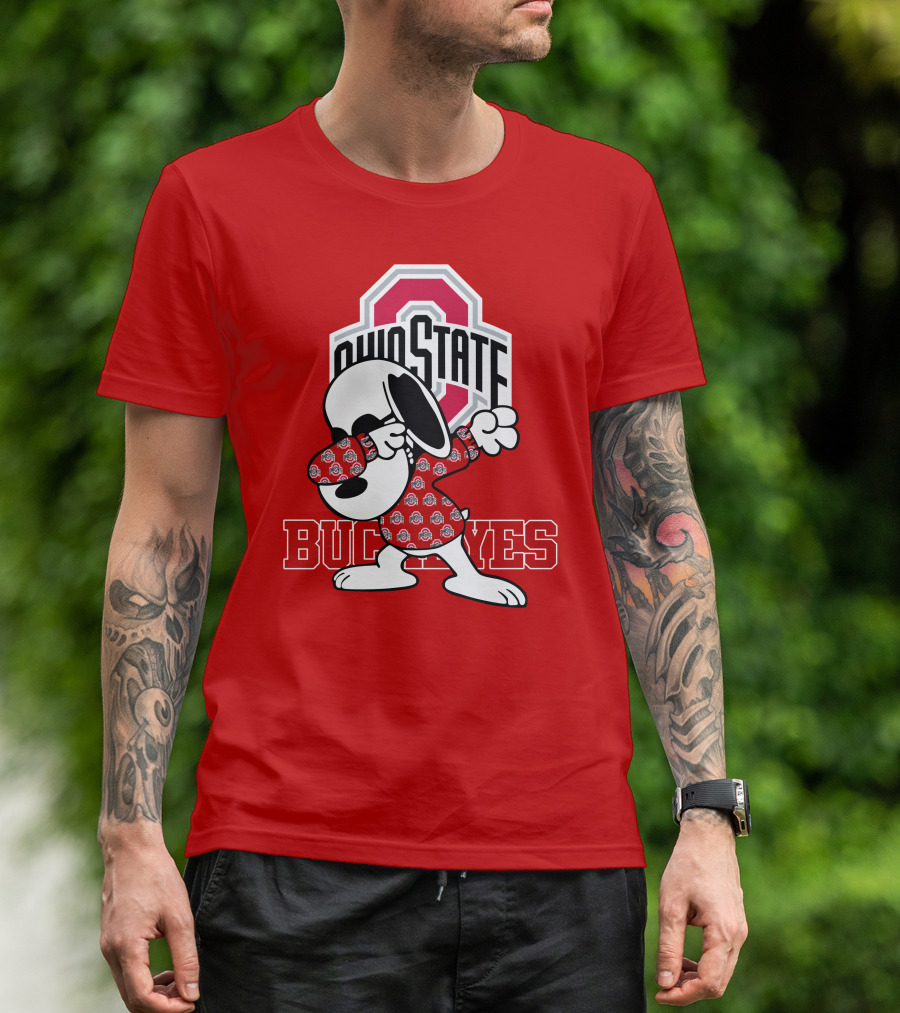 Ohio State Buckeyes Snoopy Dabbing T-Shirt