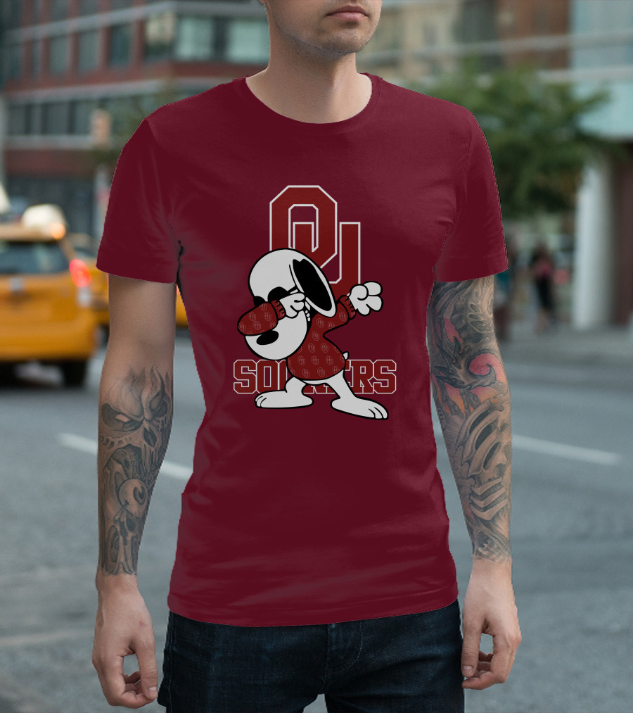 OU Sooners Snoopy Dabbing T-Shirt