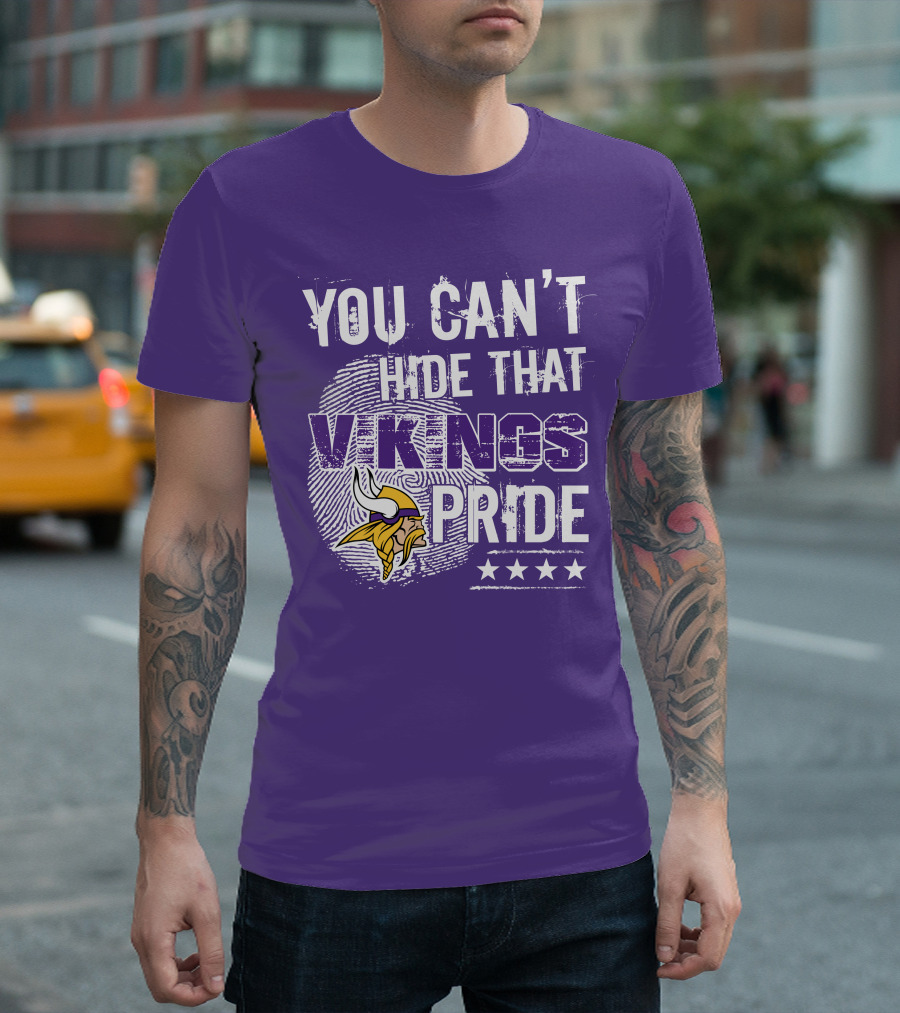 You Can't Hide That Vikings Pride With Iconic Minnesota T-Shirt